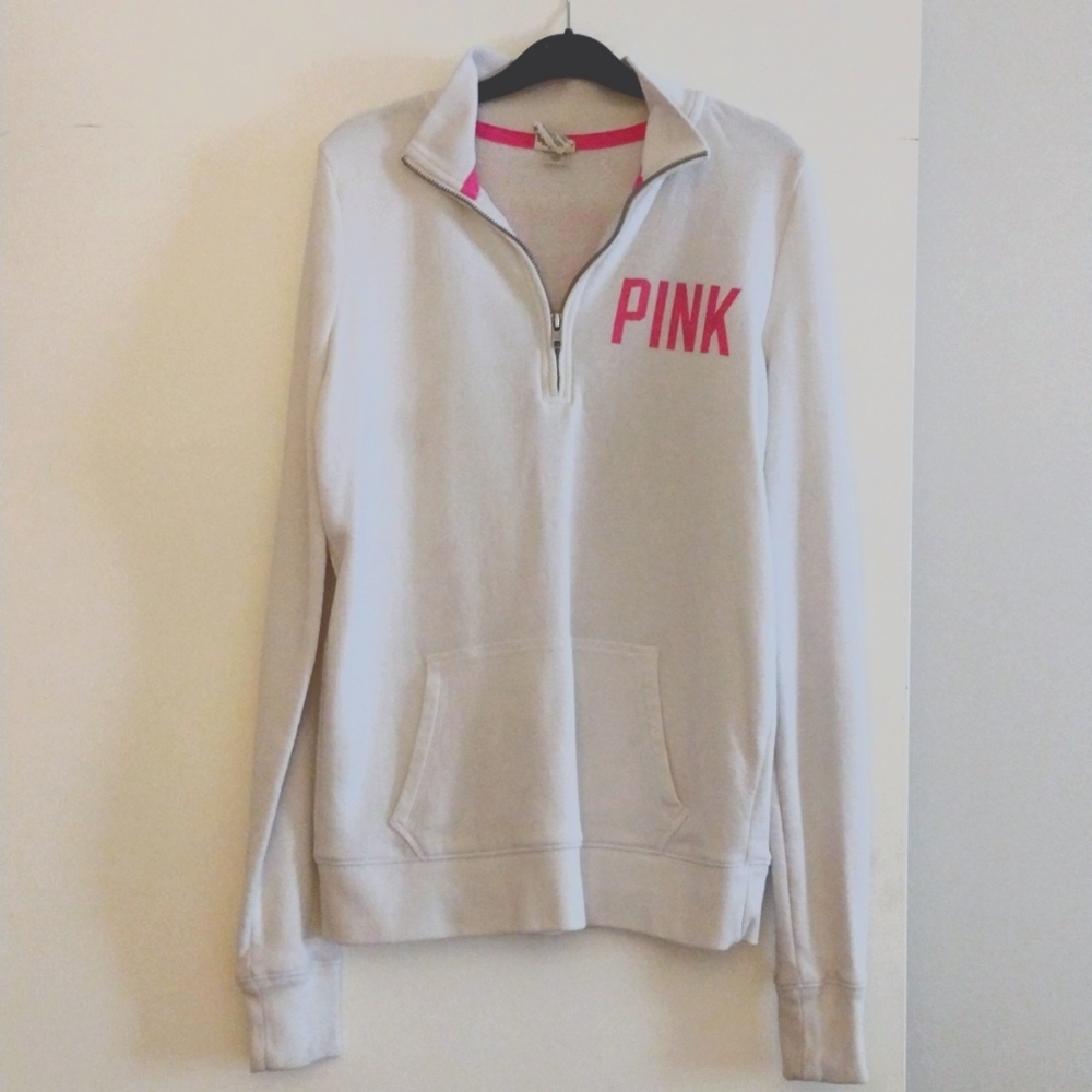 Victoria Secret Sequined Quarter Zip Pull Over